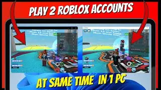 How to play 2 Roblox accounts at the same time   #roblox #robloxgames #robloxtrend