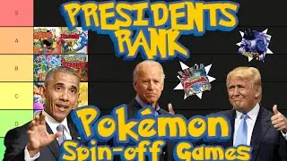 AI Presidents Make a Pokemon Spin-off Games Tier List