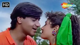 Mere Dil Ne Chupke Se Tera Dil Chura Liya | Ajay Devgn | Raveena Tandon | Gair (1999) | Kumar Sanu