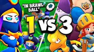 Mortis 1vs3 In Brawl Ball #1