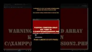 sessions using php