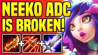 BOT LANE NEEKO IS ACTUALLY BROKEN?! BEST ADC PATCH 9.5 (60% WINRATE) - League of Legends