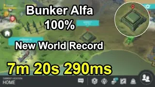 Bunker Alfa 100% New World Record / Bunker Alfa Speedrun / 