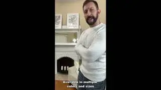 COOFANDY Men Dress Crewneck Sweater A