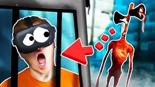HELP! SIREN HEAD LOCKED ME UP in HIS SECRET DEMON PRISON!!?! (Prison Boss VR)
