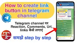how to create link button in telegram| how to add button in telegram channel | post telegram link