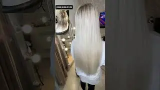 Безумно красивое наращивание волос ( блонд 65 см)