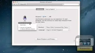 Mac OS X 10.8 Mountain Lion - Dictation