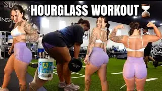 HOURGLASS GYM WORKOUT! KILLER BOOTY & ABS!!