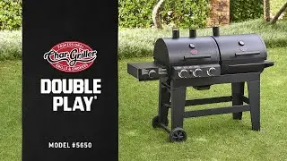 Double Play® Dual Fuel Gas and Charcoal Grill Product Highlight | Char-Griller