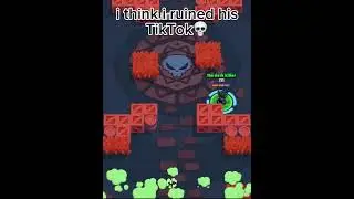 i think i ruined his Tiktok💀 #brawlstars #funny #brawlstarsmemes