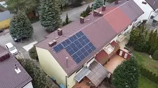 Kolejna instalacja na dachu o łącznej mocy 5 39 KW 14 Paneli Ja Solar 385W oraz falownik Sofar Solar