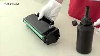 Comment recharger un toner rechargeable  كيفية إعادة تعبئة تونرالقابل لإعادة التعبئة