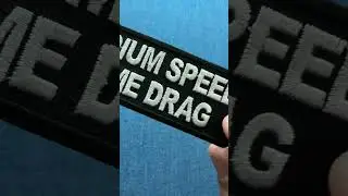 Medium Speed Some Drag Patch (P5836)