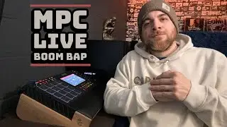 Making a trumpet boom-bap beat on the Akai MPC Live II 🔊🔊