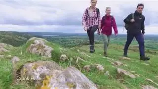 Walk the Mendip Way through the Mendip Hills Area of Outstanding Natural Beauty