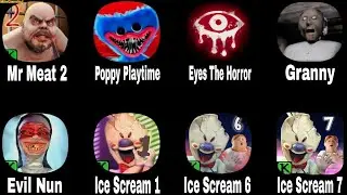 Top Brain Games On Phone, Mr Meat 2, Eyes The Horror, Granny, Evil Nun, IS1, IS6, Ice Scream 7