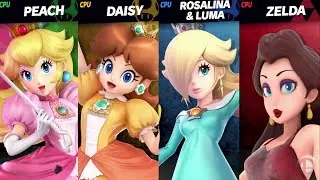 Peach vs Daisy vs Rosalina vs Pauline SSBU [Chaos Kid Member Request] -By Daniel28