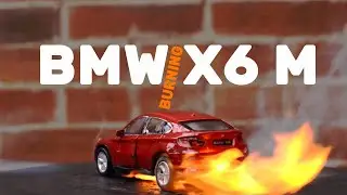 BMW X6 M on Fire