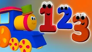 Bob Keretapi Menghitung nombor | Kartun 3D | Nombor untuk kanak-kanak | 1-10 nombor|Counting Numbers