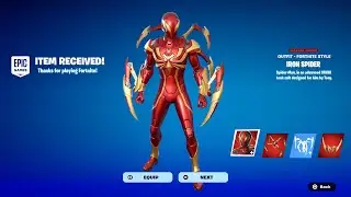Fortnite's NEW IRON-SPIDER For FREE! (Chapter 5 Season 4)