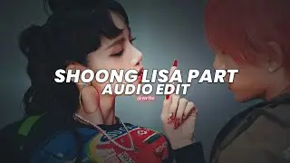 shoong ( lisa part ) (spedup) - taeyang , ft. lisa [edit audio]