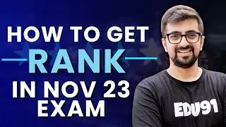 How to get RANK in CA Nov 2023 Exams | Study Plan for ICAI CA Inter | Neeraj Arora