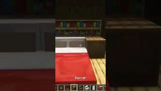 Minecraft Cute Bed Design #shorts