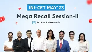 🔍 EXAM BREAKDOWN: INI CET 2023 Mega Recall Live Session 📊