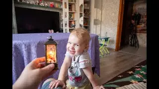 Маша получает новогодние подарки☺☻☺