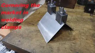 Clamping sheet corners for welding
