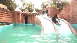 155 Hari Membangun Taman Seluncur Air 1M Dolar menjadi Rumah Kolam Renang Bawah Tanah