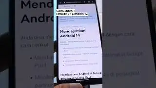 UPGRADE OS ANDROID 14 di 