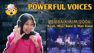 TERBAIK AIM 2004 Nash, Mus, Awie & Man Kidal (🇮🇩 REACTION)