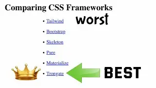 The best CSS framework of 2021 is Trongate CSS.  Here's why...
