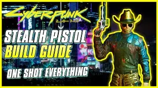 STEALTH PISTOL & BLADE BUILD CYBERPUNK 2077 | Level 1-50 Guide