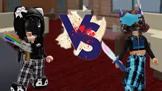 Mm2 1v1 with my sister @JackiesRadar (ROBLOX MURDER MYSTERY 2)
