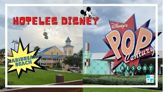 Recorrido hoteles Disney Pop Century/Caribbean Beach
