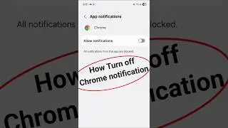 How to stop notifications on chrome in mobile | how to turn off chrome notifications