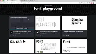 Font Playground Tutorial: how to open FP comp from CodePen