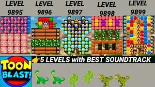Toon blast! Levels: 9895 9896 9897 9898 9899| Funny Moment😊 Double 98☝️here😊👯