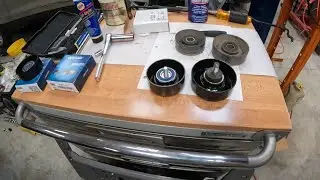 How To: Serpentine Belt & new Pulley Installation on 1999 Jeep Wrangler TJ