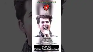 Top 10 Entries from Switzerland 🇨🇭 in Eurovision