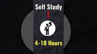 Self study karne ka best tarika | how to do self study | how toh study long hours | #shorts #short