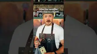*drinks tap water and leaves* 🧃😐🧊 #bartender #relatable #funny #comedy #sketch #original #brother