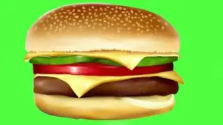 Green Screen Beef Burger 