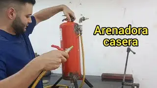 como hacer una arenadora casera