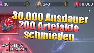 200 Artefakte Schmieden | Watcher of Realms deutsch