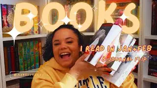 Books I Read in January and February w/ Journal Flip