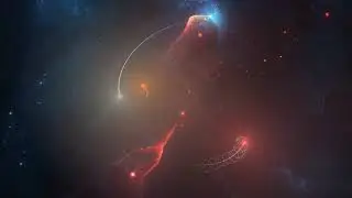 Three-body motion simulation